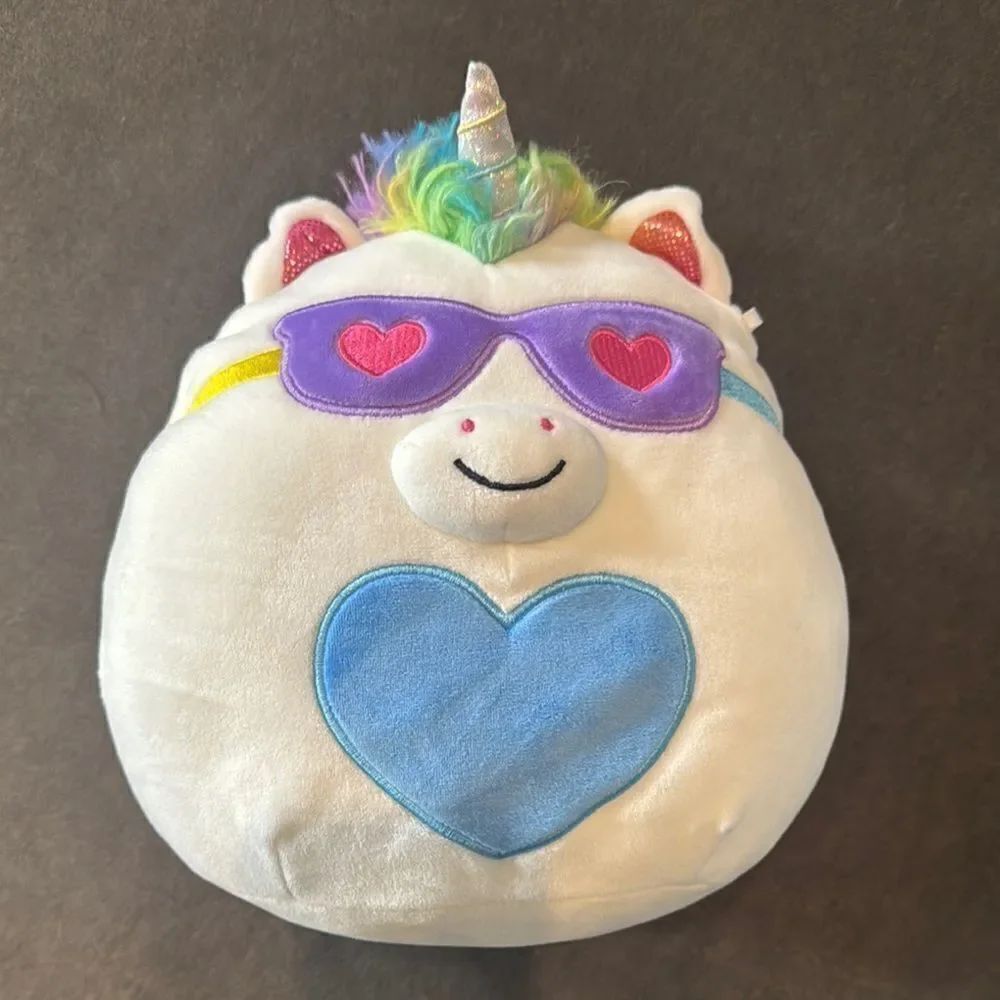 Squishmallows Joie the White Unicorn 8” Plush Toy From Valentine Squad 2020